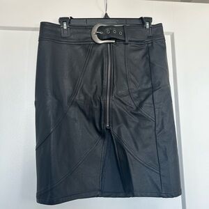 We The Free Black Pencil Skirt